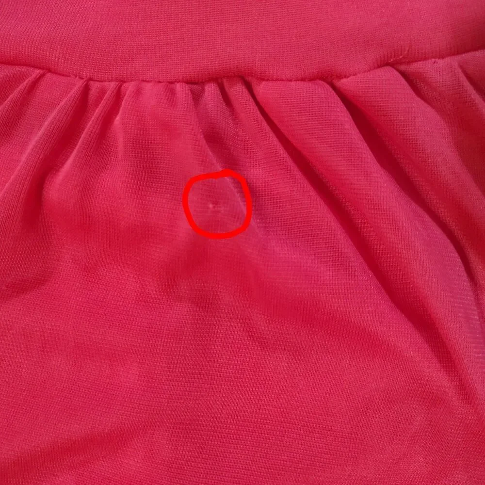 Body Central Coral Sheer High Low Maxi Skirt Swim Cover Up Medium